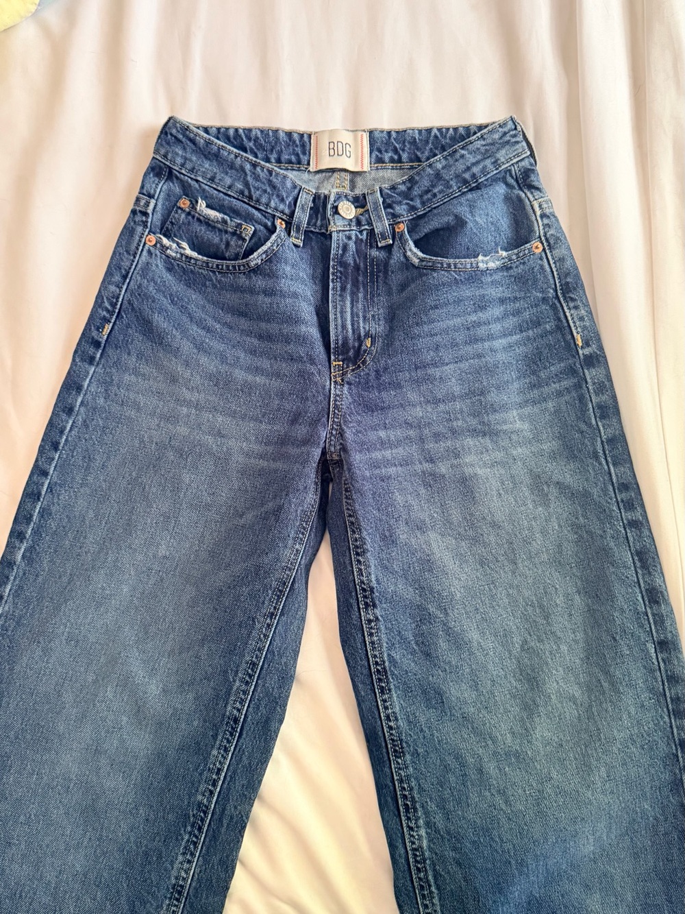 BDG High-Rise Baggy Jeans - Blue